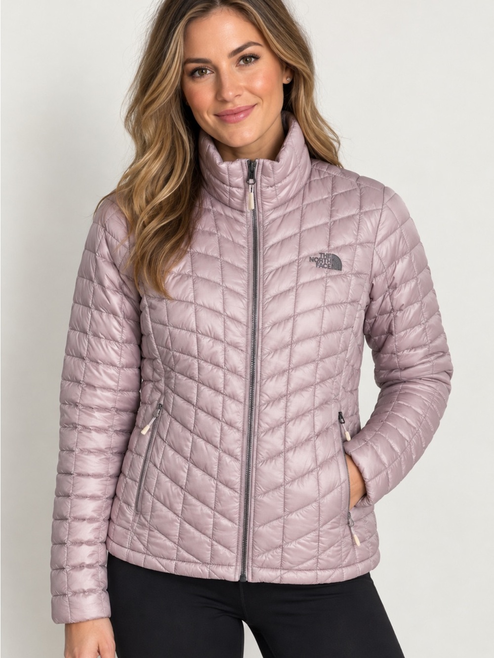 The North Face Women’s S ThermoBall Quilted Puffer Jacket Blush Pink